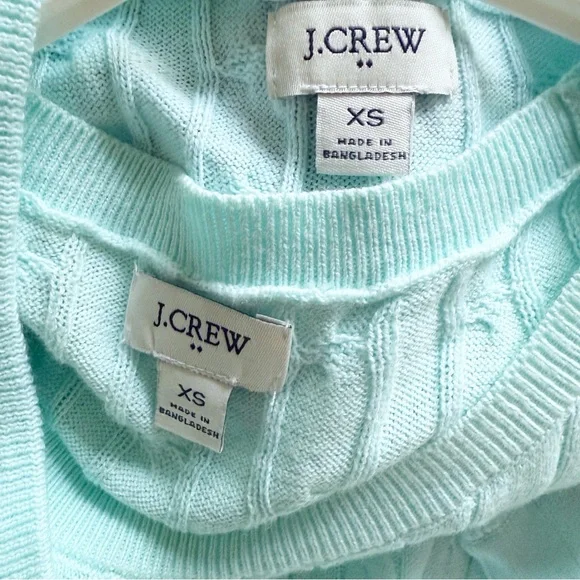 J. Crew cable knit cardigan sweater set - Picture 2 of 7